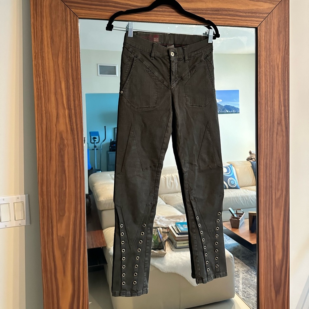 Marithé François Girbaud Army Green/ Khaki jeans